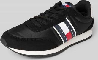 Tommy Jeans Low Top Sneaker mit Label-Pr&auml;gung Modell CLASSIC RUNNER in BLACK, Gr&ouml;&szlig;e 40