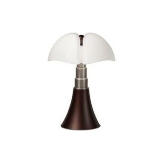 Martinelli Table lamp Pipistrello - Brown - Opal methacrylate - Designer Gae Aulenti