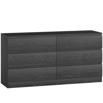 HOMCOM C&oacute;moda para dormitorio 140x40x71 cm negro