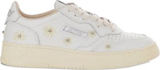 Autry Sneakers met geborduurde sneakers - Wit