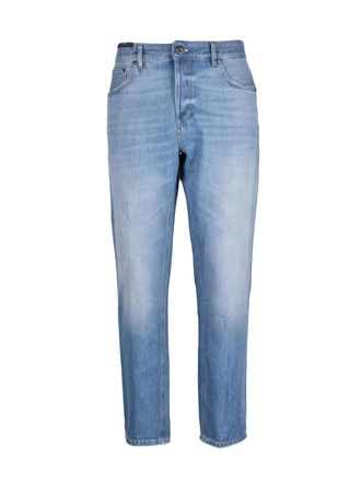 Pantaloni Torino Light Blue Cotton Men Jeans