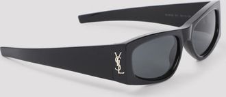 Saint Laurent Black Acetate Sunglasses