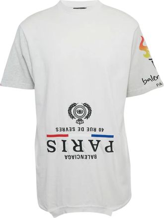 Balenciaga T-shirt con stampa - Grigio