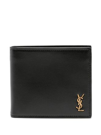 Saint Laurent Kleine Cassandree East/West portemonnee - Zwart