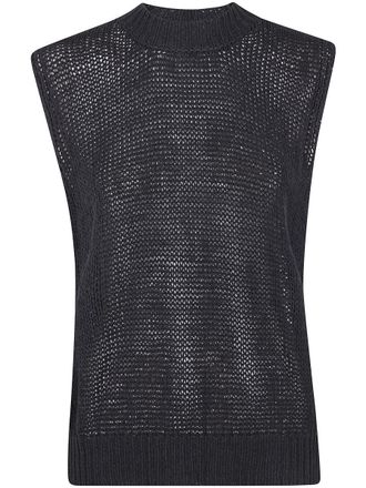 Roberto Collina Slipover Waistcoat Round Neck Sleeveless