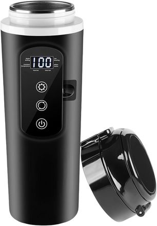 OEM Hervidor De Agua El&eacute;ctrico Para Coche De 12 V-24 V Y 500 Ml, De Acero Inoxidable, Con Enchufe De 12 V Para Encendedor De Cigarrillos, Ideal Para Agua 
