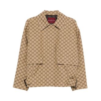 Gucci Coats Camel - female - Gucci - Light Jackets - Brown - M - Jackets
