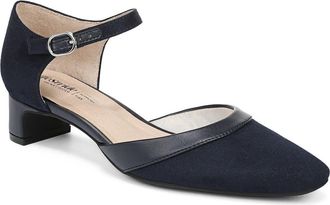 Life Stride Leighton Ankle Strap Pump in Lux Navy at Nordstrom, Size 5.5