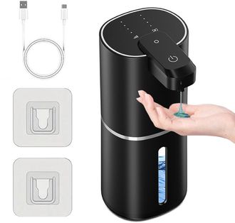 OEM Dispensador De Jab&oacute;n Autom&aacute;tico De Pared - 350 Ml - Recargable Por Usb - Sin Contacto - Resistente Al Agua Ipx5 - Blanco - Apto Para Ba&ntilde;o Y Cocina - T