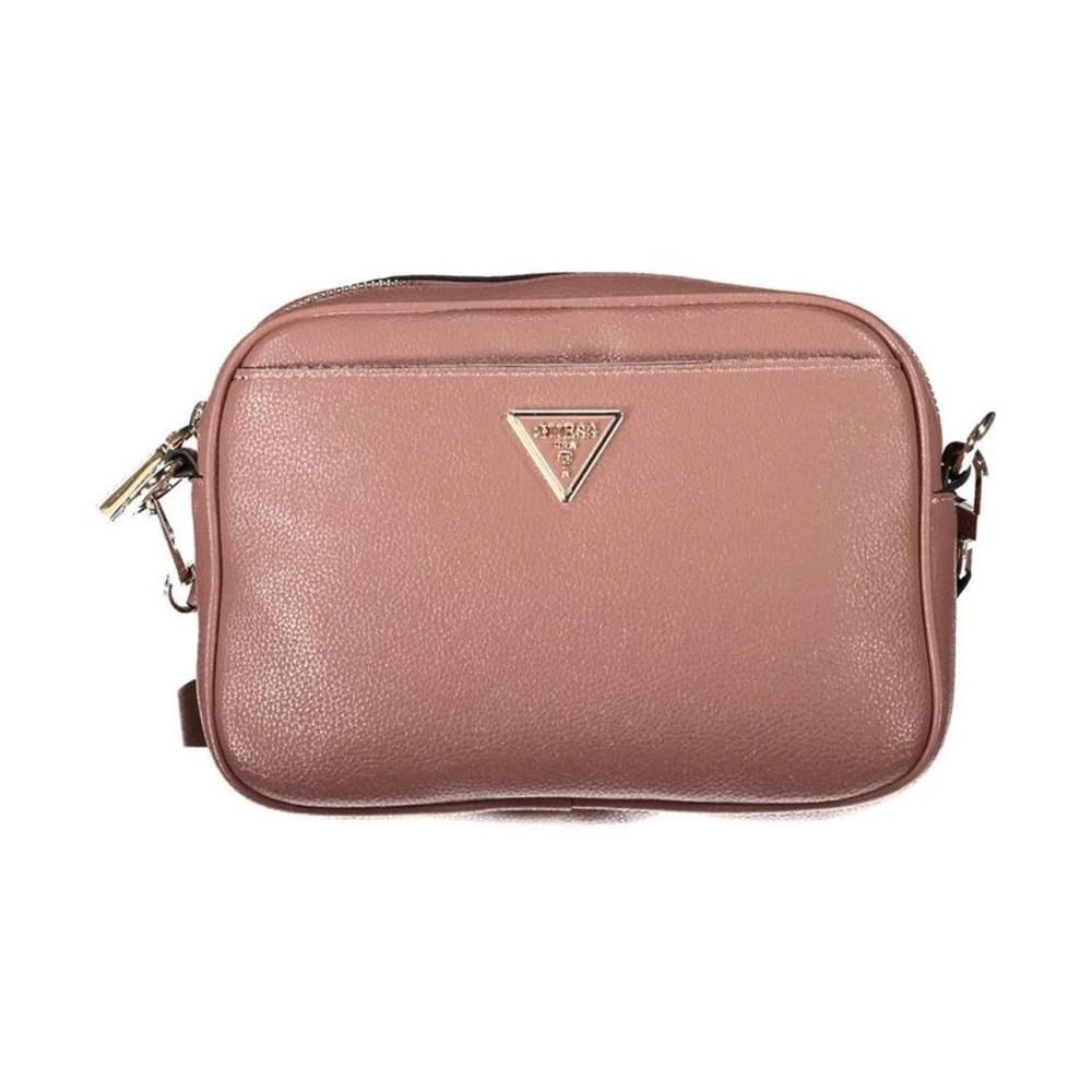 GUESS Umhängetasche Sela Mini Convertible Xbody Top Zip Bone