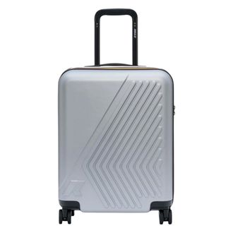 K-Way K-Way, Cabin Bags, unisex, Gray, Size: ONE SIZE Eudoxie Logo Suitcase