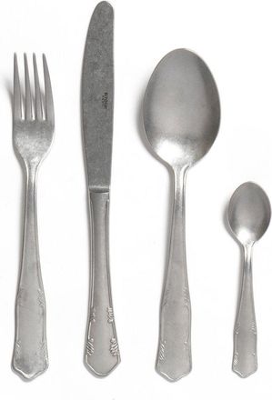 BITOSSI HOME 24 pcs Romantic Cutlery Set Vintage Steel