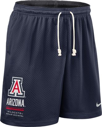 Nike Arizona Sideline Reversible Nike Mens Dri-FIT College Shorts in Blue | 03BF464MUAN-RJ3