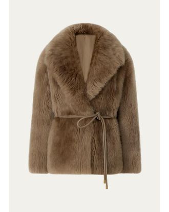Mackage Ali Oversized Shearling Coat