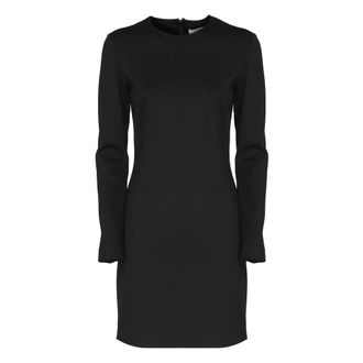 Max Mara Bartolo Midi-jurk - Dames - Casual kleedjes - Zwart - L - Leer - Kleedjes