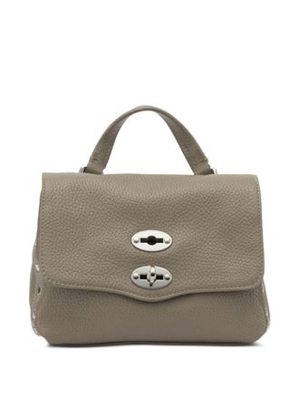 Zanellato Womens Postina Baby Bag In Hammered Grey Creta Leather