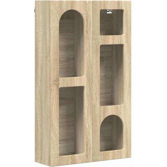 vidaXL Mueble Colgante Con Estante Roble Sonoma 59 X 20 X 100 Cm Vidaxl