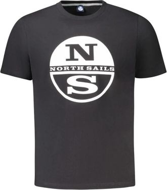 North Sails Essential T-shirt - Heren - T-shirts - Zwart - M - Katoen - Tops