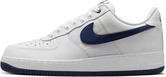 Nike Fitness, Heren, Wit, 45 EU, Leer, Air Force 1 07 LV8 SE Mesh Tape