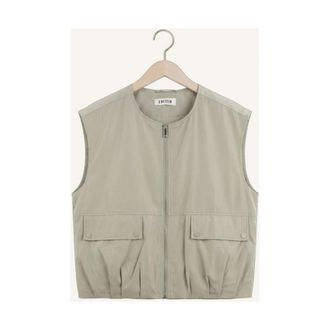 Edited Edited, Jassen, Dames, Beige, L, Polyester, Veronica Vest