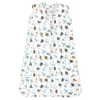 Hudson Baby Cotton Sleeveless Wearable Sleep Sack, Sack, Blanket in Alphabet Animal Friends at Nordstrom