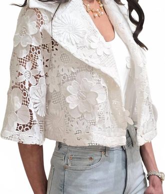 Berek Sunshine Breeze Bolero Jacket In White