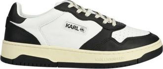 Karl Lagerfeld Krew KL - Heren - Sneakers - Zwart - 40 EU - Leer - Schoenen