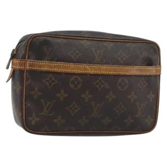Louis Vuitton Pre-owned Clutches, female, Brown, Size: ONE SIZE Pre-owned Vintage Monogram Clutch