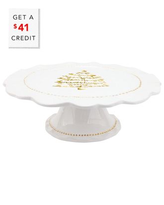 Vietri Vietri Giorno Di Festa Cake Stand With $41 Credit
