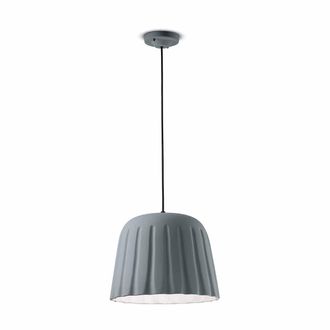 Ferroluce Madame Gres Grey Large Pendant Lamp