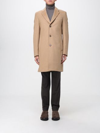 HUGO BOSS Coat BOSS Men color Camel