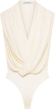 Alaia JERSEY BODYSUIT WITH HOOD - Alaia - Woman