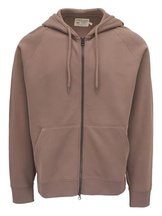 Faherty zip hoodie - men - Regenerative Cotton - L - Brown