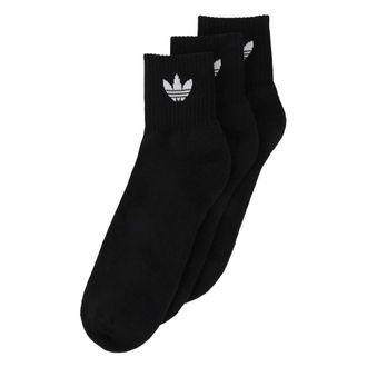 adidas Ondergoed, unisex, Zwart, S, Mid-Cut 3-Pack Sokken