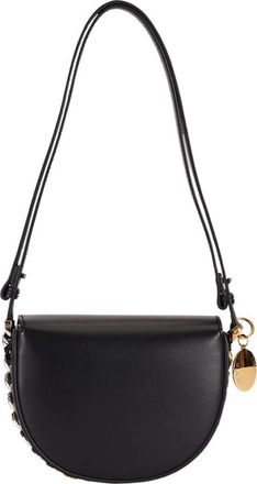 Stella McCartney Frayme Schoudertas - Dames - Schoudertassen - Zwart - ONE Size - Leer - Tassen