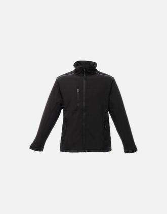 Regatta Mens Regatta Mens Sandstorm Hardwearing Workwear Softshell Jacket (water Repellent) - Black - Size: 42/Regular