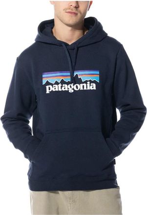 Patagonia P-6 Logo Uprisal Hoody - Heren - Outdoor shirts - Blauw - XL - Katoen - Fitness