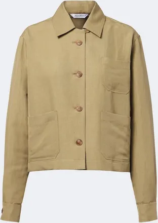 Max Mara Linen and silk twill jacket