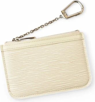 Louis Vuitton Pre-owned Leren Portemonnee - unisex - Vintage Accessoires - Wit - ONE Size - Leer - Vintage