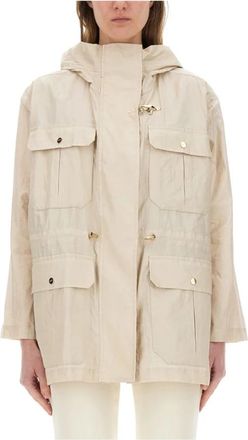 Fay Lichte Jassen - Dames - Zomerjassen - Beige - XS - Katoen - Jassen