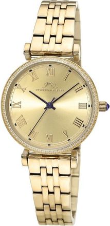 Porsamo Bleu Emma Quartz Gold Dial Ladies Watch 1411BEMS