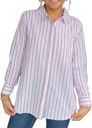 Dylan Jessie 1 Pocket Shirt In Petal