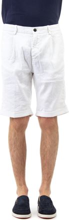 Mason's Amalfi Lightweight Linen-Cotton Shorts