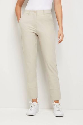 Anatomie Womens Gemma Techno Linen Pant In Beige
