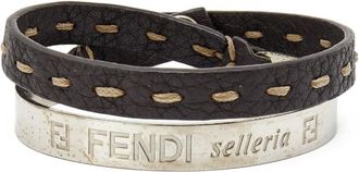 Fendi Bracciale Selleria - Argento