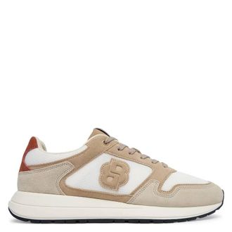 HUGO BOSS Vinston Double B Monogram Trainers, Brand Size 43 ( US Size 10 )