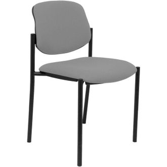 Piqueras y Crespo Silla Fija Styl Bali Gris Claro Chasis Negro