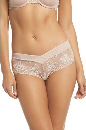 Chantelle Champs-Élysées Hipster Panties in Cappuccino at Nordstrom, Size X-Large