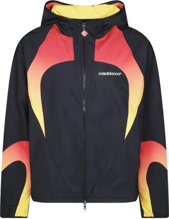 Casablanca Zip Up Hooded Jacket - Heren - Zomerjassen - Veelkleurig - L - Jassen