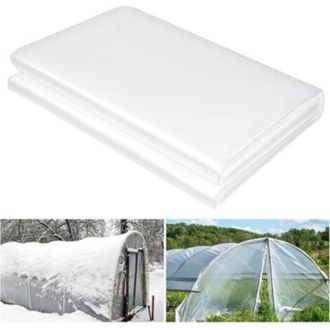 OEM Lona De Polietileno Extragruesa De 2 X 10 M - Cubierta Protectora Transparente A Prueba De Polvo Para Muebles, Invernaderos, Jardines Y Pintura